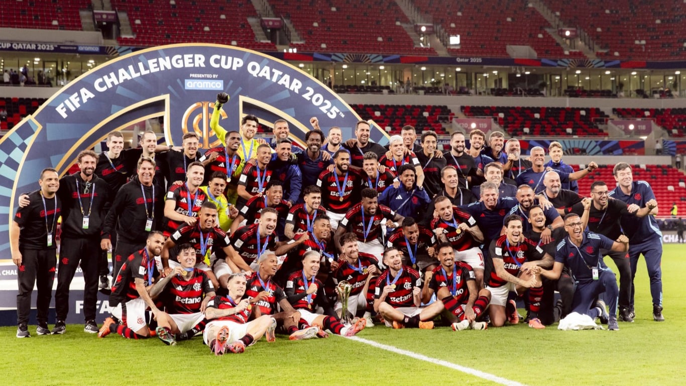Flamengo conquista a Copa Challenger, válida pela semifinal da Copa Intercontinental.