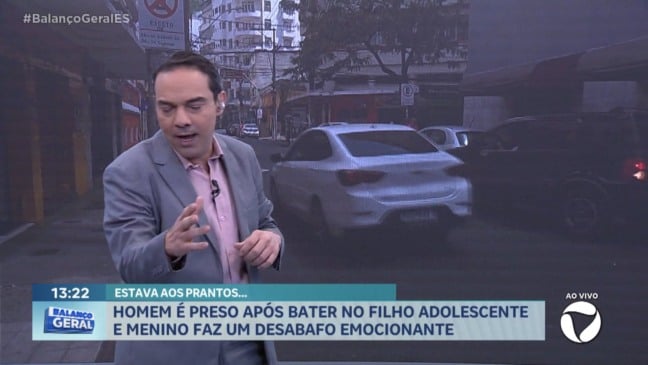 Pai é preso após agredir filho adolescente em Vitória