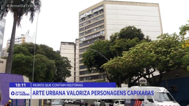 Pinturas em muros homenageiam moradores de Vitória