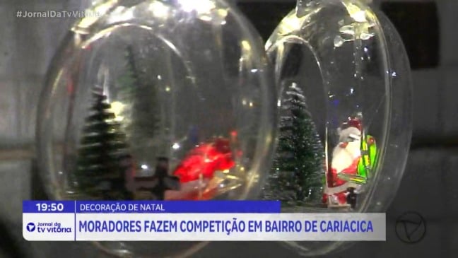 Vizinhos disputam decoração mais bonita de Natal