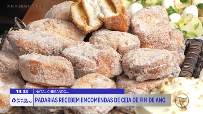 Padarias recebem encomendas para a ceia de Natal