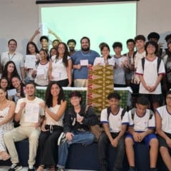 Alunos de escola de Vitória trocaram cartas com estudantes de Moçambique. Foto: Patricia Seibert/PMV