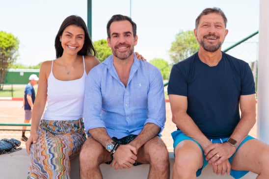 Ana Maria Buaiz, Filipe Caldas e Americo Buaiz Filho