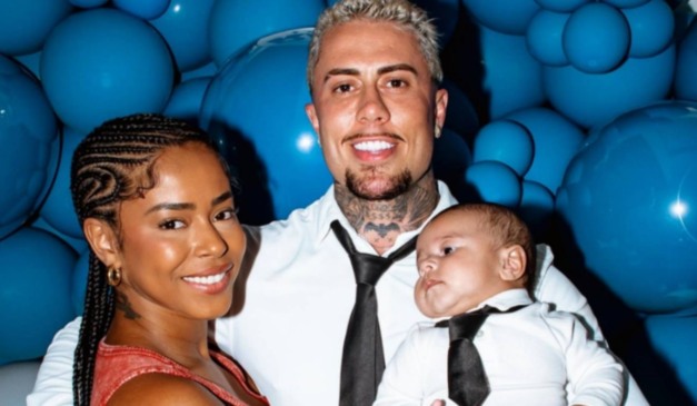 Lorena Maria, Mc Daniel e o filho do casal, Rás. Foto: Reprodução/Instagram.