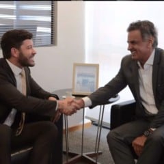 Arnaldinho e Aécio em Brasília (foto: Instagram - 25/11/2025)