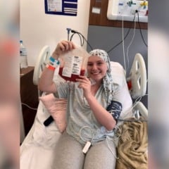 Em novembro, Isabel Veloso passou por um transplante de medula óssea Foto: Reprodução/Instagram @lucasborbass