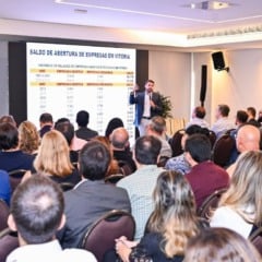 Empresários durante o evento de lançamento da Assevix, que reuniu lideranças da capital para discutir desafios do ambiente de negócios e os impactos da Reforma Tributária. Foto: Divulgação