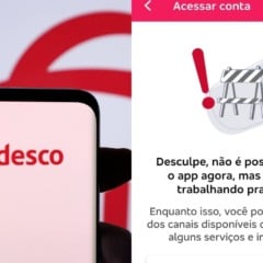 Aplicativo Bradesco fora do ar na manhã desta sexta-feira (12). (Reprodução X)