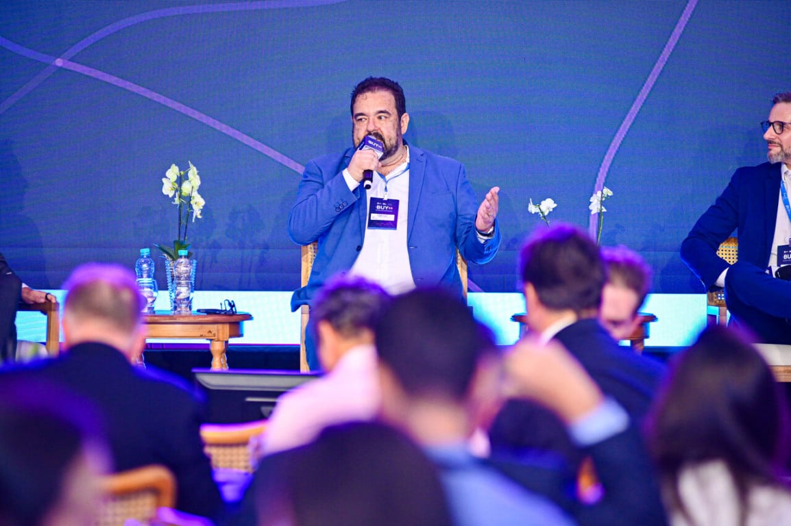 Fabrício Tristão, presidente do Centro de Comércio de Café de Vitória Fabrício Tristão, presidente do Centro de Comércio de Café de Vitória