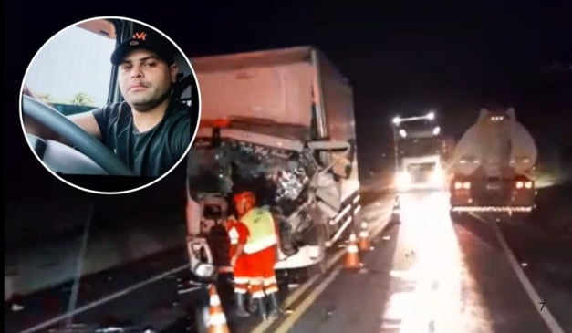 Caminhoneiro morto em acidente na BR 101, em João Neiva