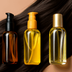 Óleos vegetais como coco, argan e rícino são ideais para controlar o frizz e deixar os cabelos brilhantes