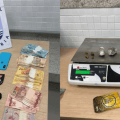 Homem de 33 anos foi preso pela Guarda Municipal de Vitória com arma, drogas e mais de R$ 5 mil durante abordagem na Segunda Ponte