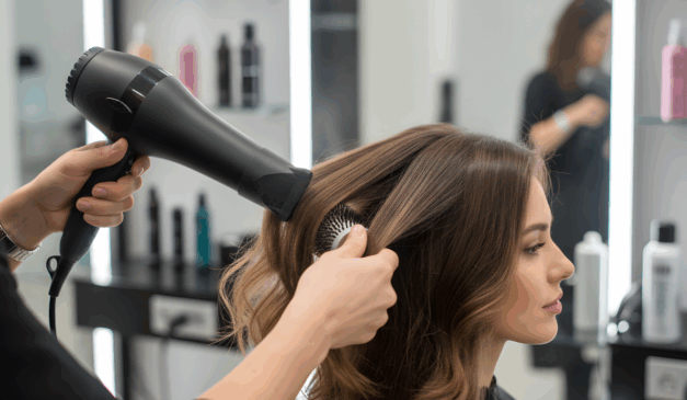 Cabelo de salão sem usar chapinha/Canva