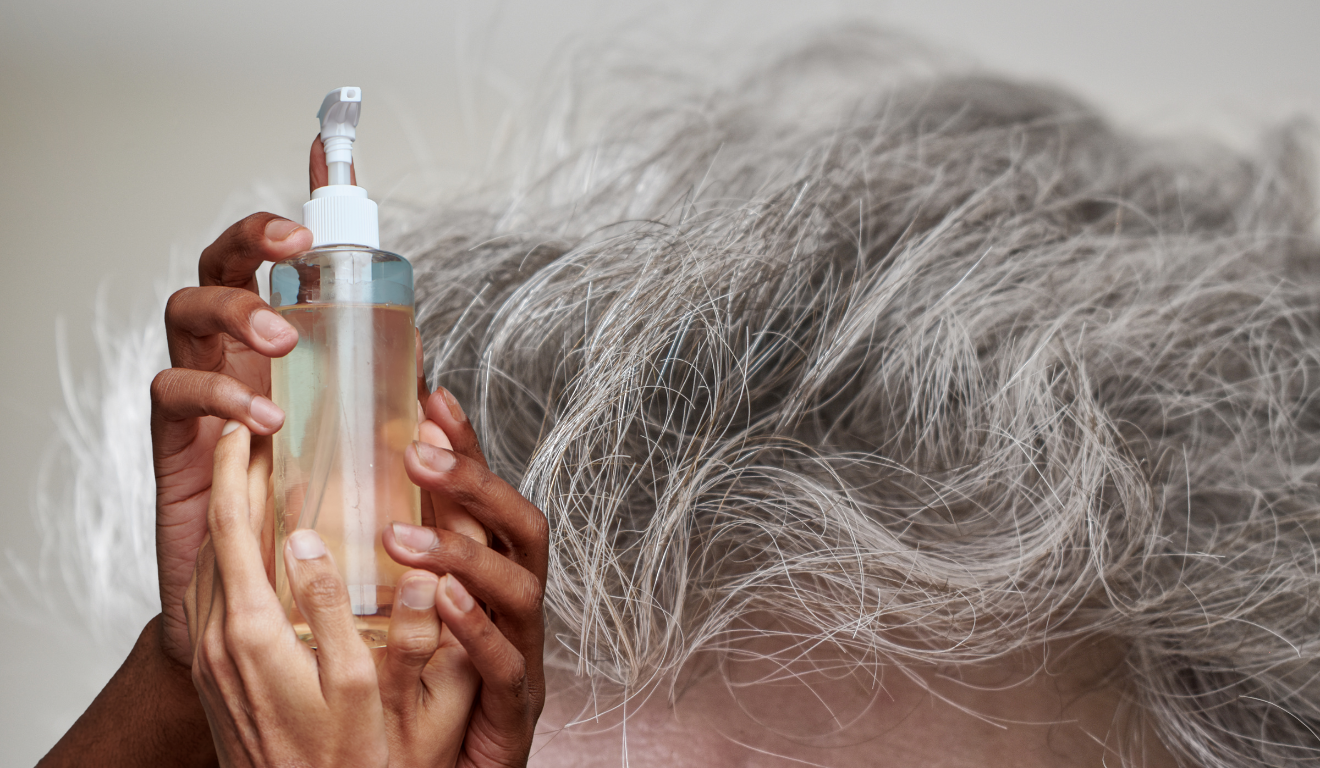 Passo a passo para acabar com o cabelo branco/Canva