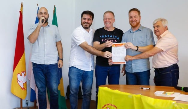 Vitor de Ângelo se filia ao PSB (foto: Thiago Coutinho)