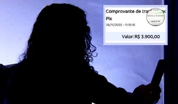 Dona de casa perdeu R$ 3,9 mil em golpe com IA em Cariacica. Foto: Reprodução/TV Vitória