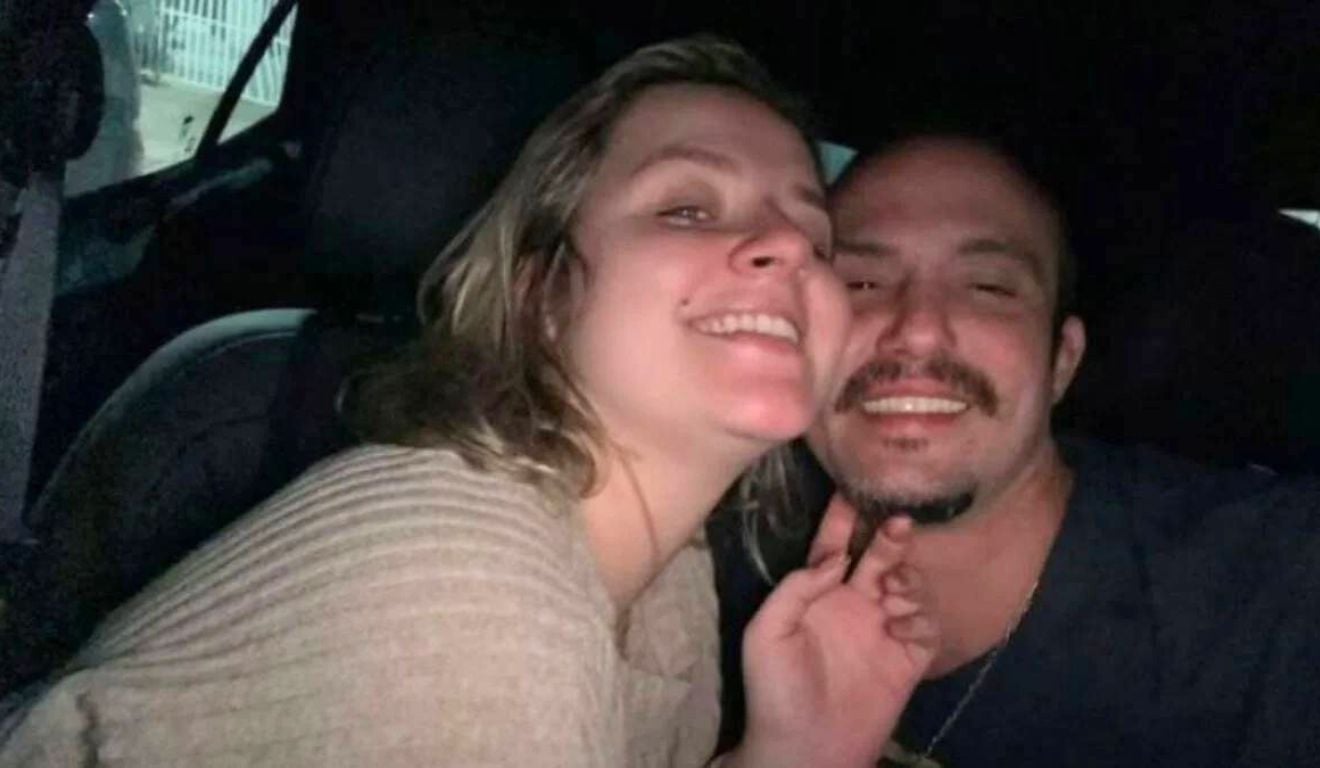 Emília Breda e o namorado Eduardo Saudino