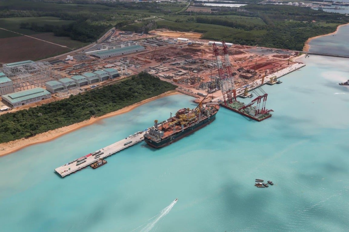 Segundo o Sindifer, estaleiro Seatrium em Aracruz pode perder contratos e mudar operação no ES. Crédito: Divulgação Segundo o Sindifer, estaleiro Seatrium em Aracruz pode perder contratos e mudar operação no ES. Crédito: Divulgação