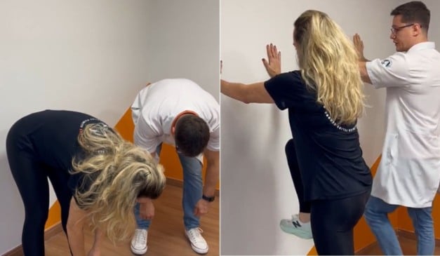 Exercícios simples ajudam a evitar as dores do home office. Imagem: Vídeo/Reprodução