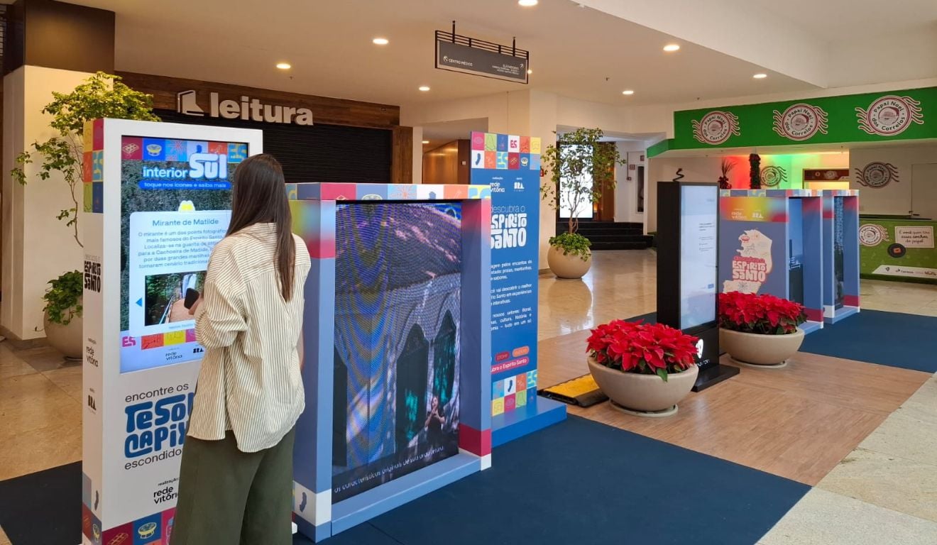 Exposição interativa Descubra o Espírito Santo no Shopping Vitória
