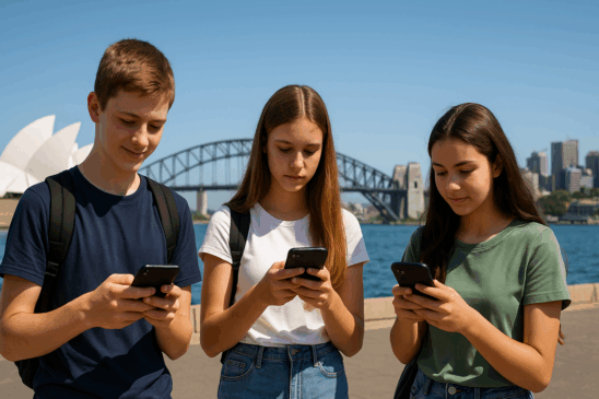 Austrália proíbe uso de redes sociais para menores de 16 anos