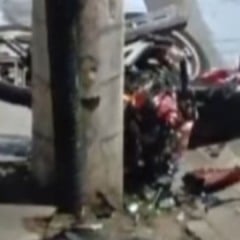 Acidente moto Itapuã (Foto/reprodução: TV Vitória)