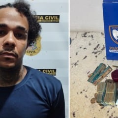 Gabriel da Cunha, de 28 anos, suspeito de ser líder Tráfico (Foto/divulgação: Polícia Civil)
