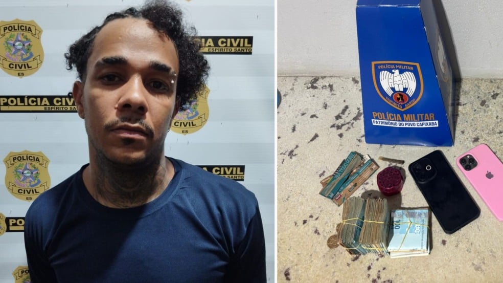 Gabriel da Cunha, de 28 anos, suspeito de ser líder Tráfico (Foto/divulgação: Polícia Civil) Gabriel da Cunha, de 28 anos, suspeito de ser líder Tráfico (Foto/divulgação: Polícia Civil)