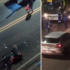 Acidente em Cobi de cima (Foto/reprodução: Leitor Folha Vitória)