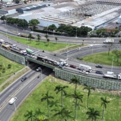 Novo viaduto de Carapina BR-101 avenida Mestre álvaro