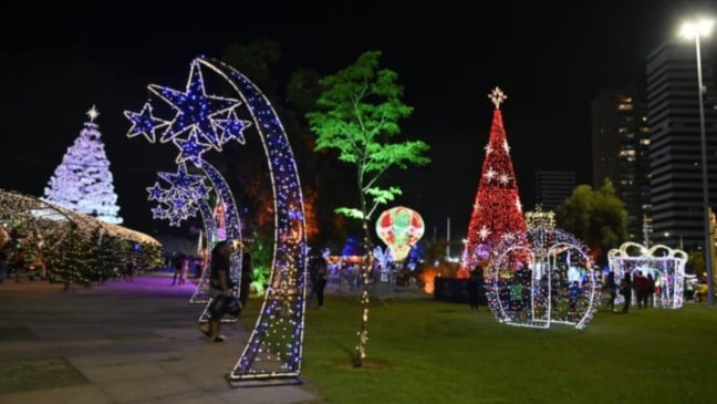 Vila Natalina da Praça do Mapa (Foto: Leonardo Duarte)