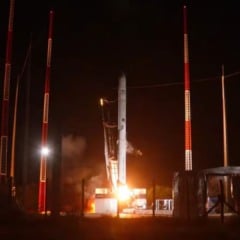 Veículo da empresa sul-coreana Innospace foi lançado de Alcântara, mas colidiu com o solo segundos após decolar, segundo a FAB Foto: Reprodução/Innospace