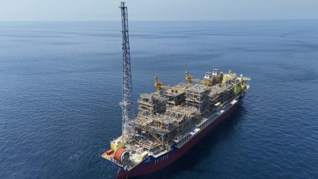O navio-plataforma Maria Quitéria é um dos grandes investimentos que a Petrobras faz no Espírito Santo. Crédito: Divulgação Petrobras
