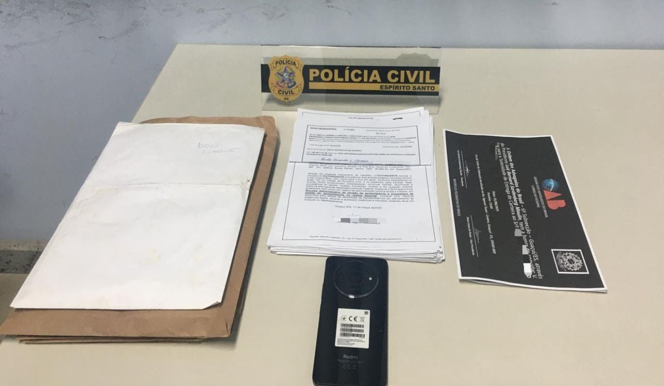 Isaque César Ribeiro Lovato, falso advogado de Guaçuí preso