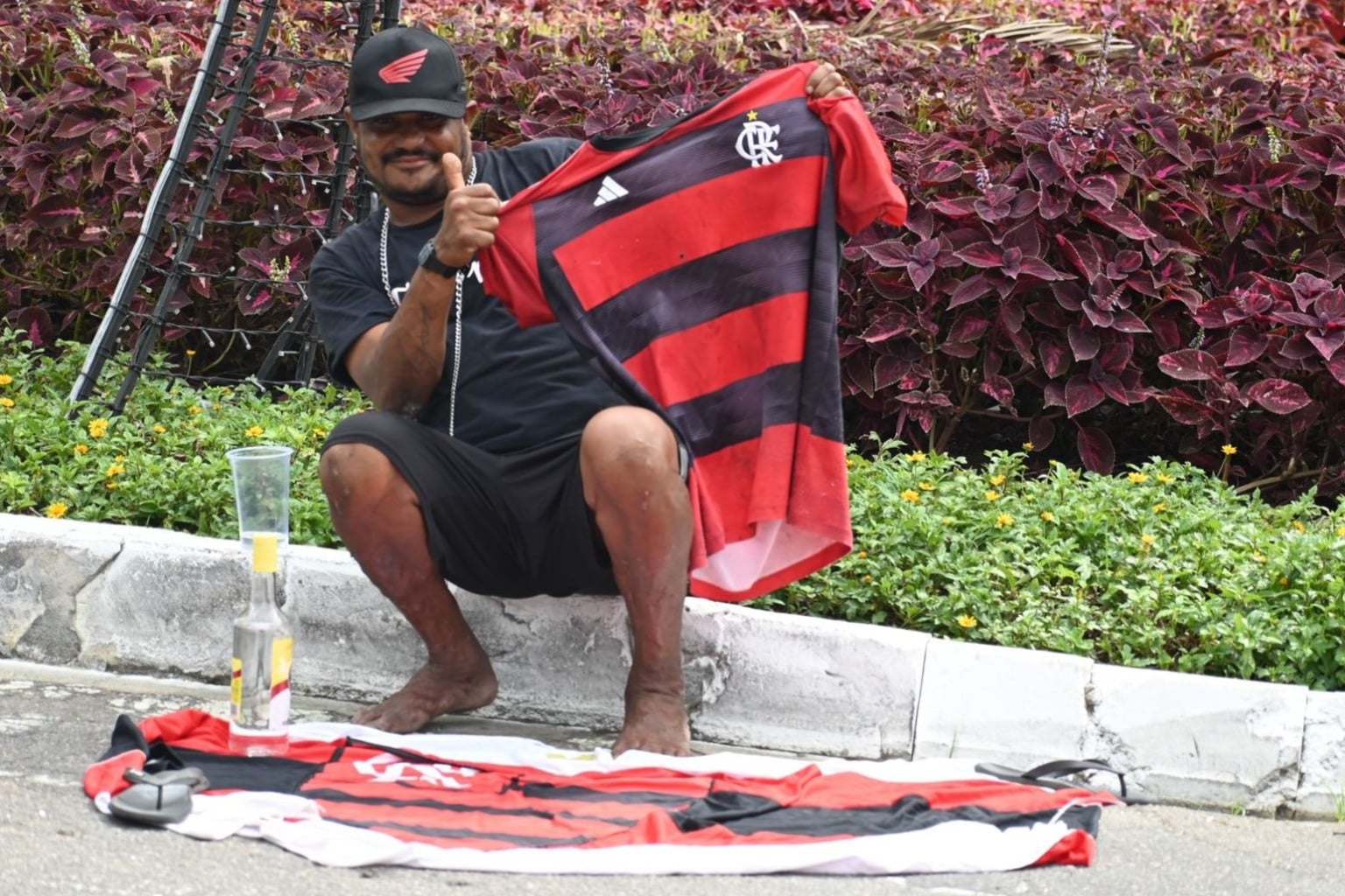 Final da Copa Intercontinental, Flamengo x PSG Torcida do Flamengo no Triângulo das Bermudas, em Vitória Final da Copa Intercontinental, Flamengo x PSG Torcida do Flamengo no Triângulo das Bermudas, em Vitória