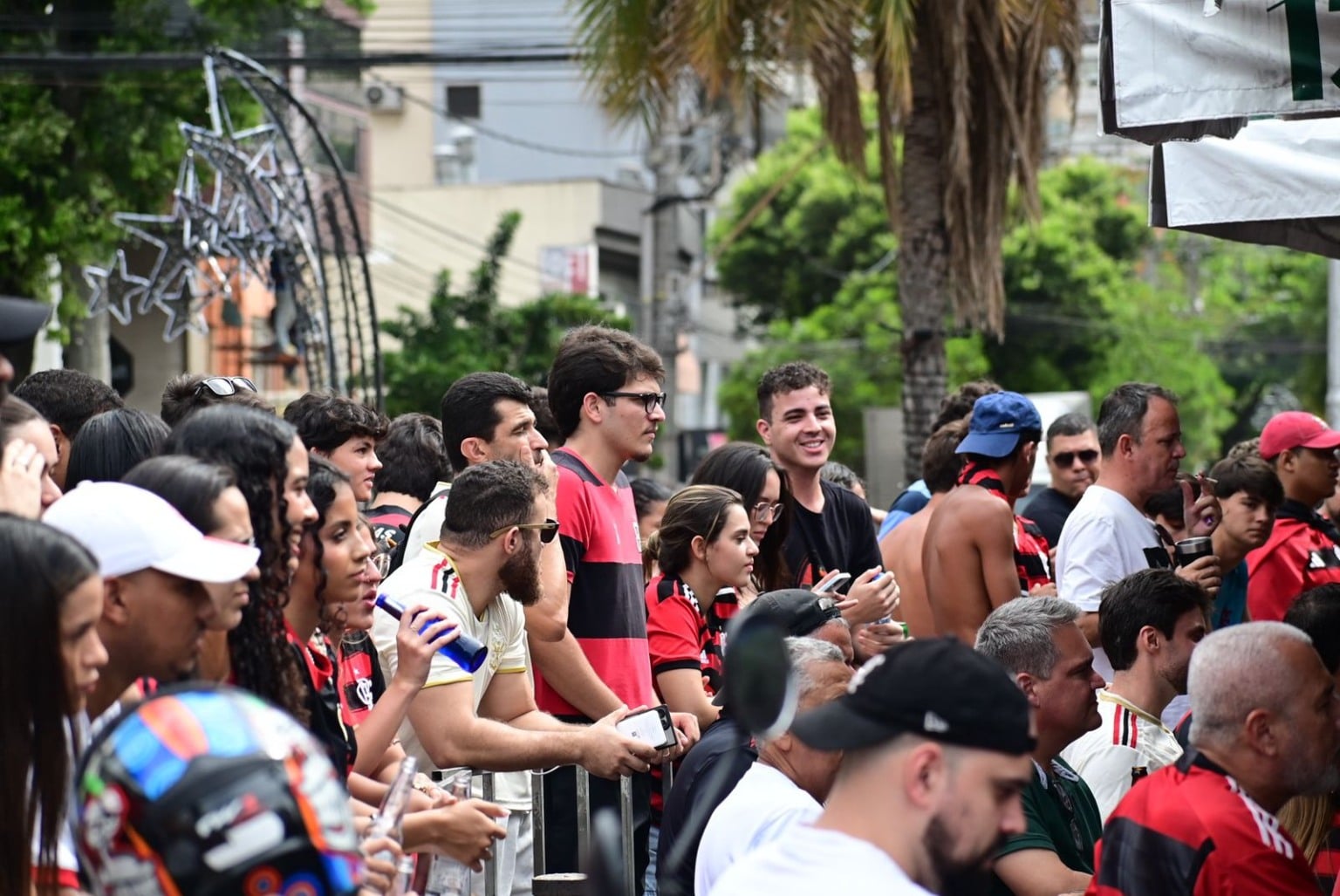 Final da Copa Intercontinental, Flamengo x PSG Torcida do Flamengo no Triângulo das Bermudas, em Vitória Final da Copa Intercontinental, Flamengo x PSG Torcida do Flamengo no Triângulo das Bermudas, em Vitória