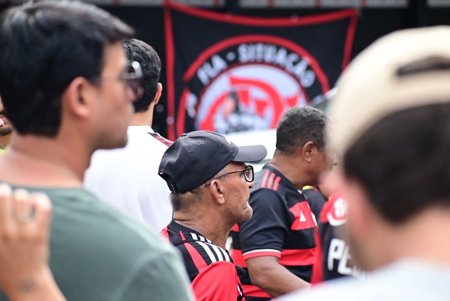 Final da Copa Intercontinental, Flamengo x PSG Torcida do Flamengo no Triângulo das Bermudas, em Vitória Final da Copa Intercontinental, Flamengo x PSG Torcida do Flamengo no Triângulo das Bermudas, em Vitória