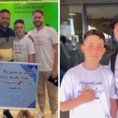 Garoto que venceu a leucemia