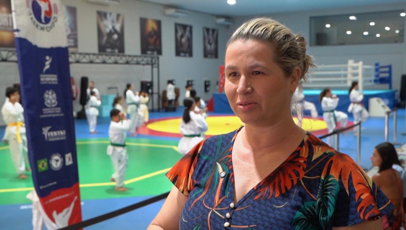 Lilian Otto Batista, mãe de Rebeka Batista, atleta de taekwondo