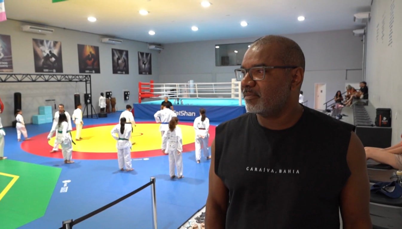 Flamarion Ferreira, pai do Miguel Passos Ferreira, atleta de taekwondo