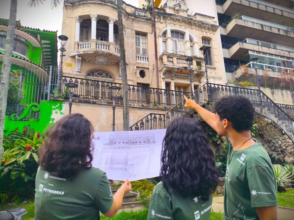 Visita técnica monitorada no Centro de Vitória. Foto: Projeto EMPAO/Divulgação Visita técnica monitorada no Centro de Vitória. Foto: Projeto EMPAO/Divulgação