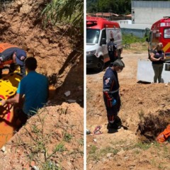 Idosa desaparecida &eacute; resgatada dentro de po&ccedil;o em Venda Nova. Foto: CBMES