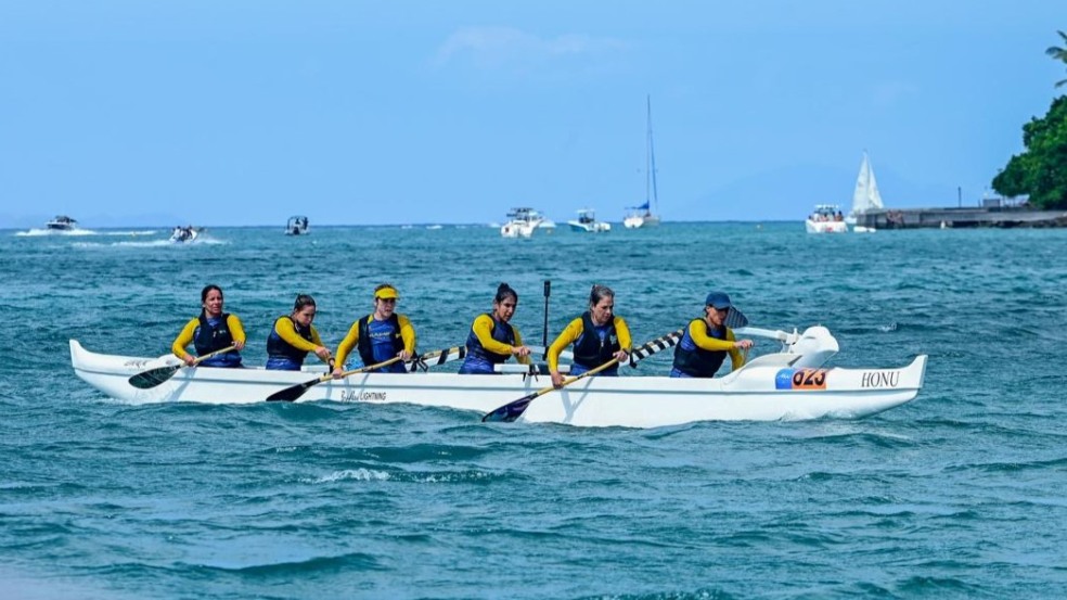 Volta da Ilhabela 90km 2025. Equipe Mahina Paddle Club, do ES, fica em terceiro lugar geral feminino. Volta da Ilhabela 90km 2025. Equipe Mahina Paddle Club, do ES, fica em terceiro lugar geral feminino.