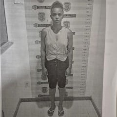 Saionara dos Santos, mulher presa por destruir carro de idoso