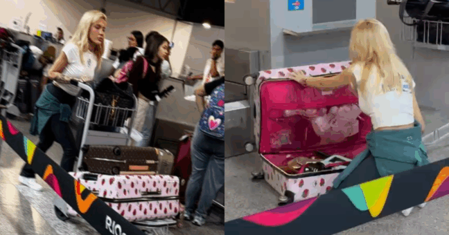 Influencer Karoline Lima é vista em aeroporto do Rio de Janeiro (Foto:Pedro Permuy)
