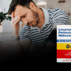 Remédio losartana/Canva e divulgação
