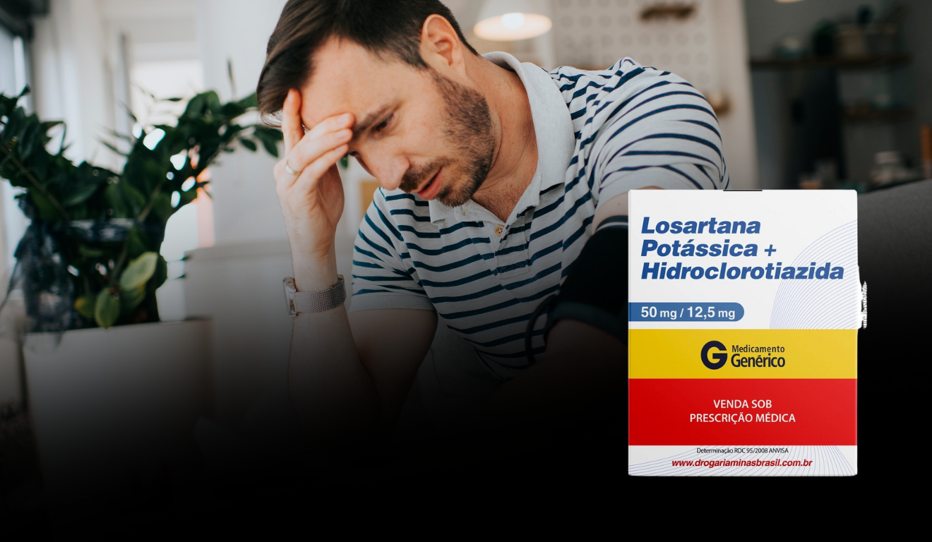 Remédio losartana/Canva e divulgação Remédio losartana/Canva e divulgação