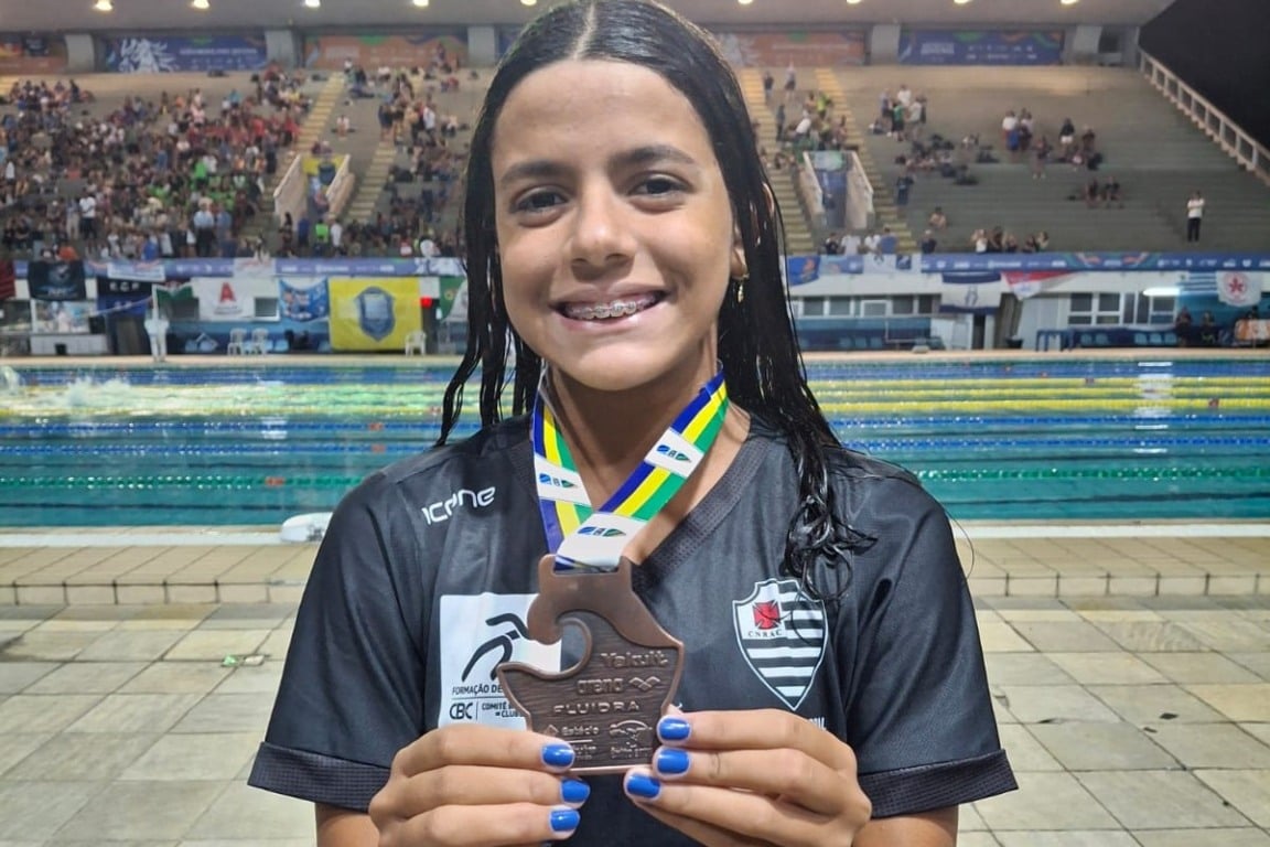 Campeonato Brasileiro Infantil de Verão de Natação.
Luísa Pimenta Borges.