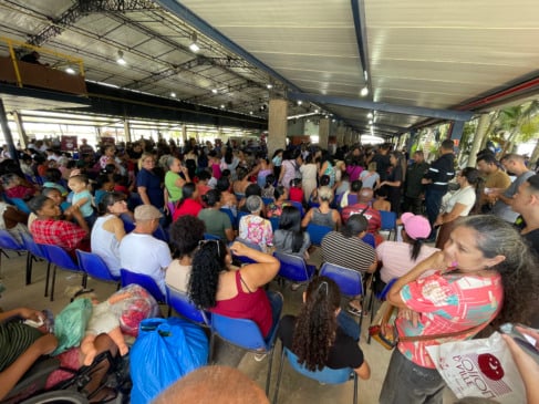 Ação Social da Igreja Cristã Maranata (ICM) no Maanaim de Terra Vermelha, Vila Velha. Foto: divulgação