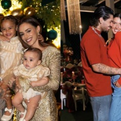 Famosos compartilharam momentos em fam&iacute;lia (Foto: Reprodu&ccedil;&atilde;o/Instagram)